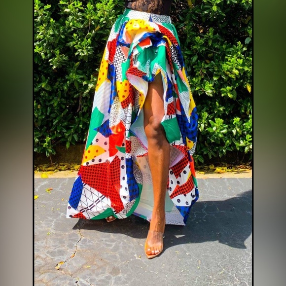 Eien Dresses & Skirts - Colorful Patchwork Maxi Skirt